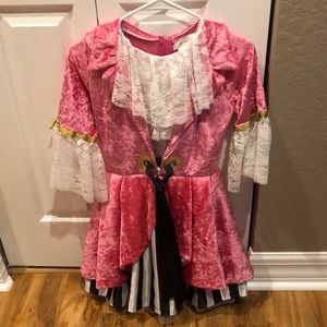 Chasing Fireflies Girls Pirate Costume Size 12